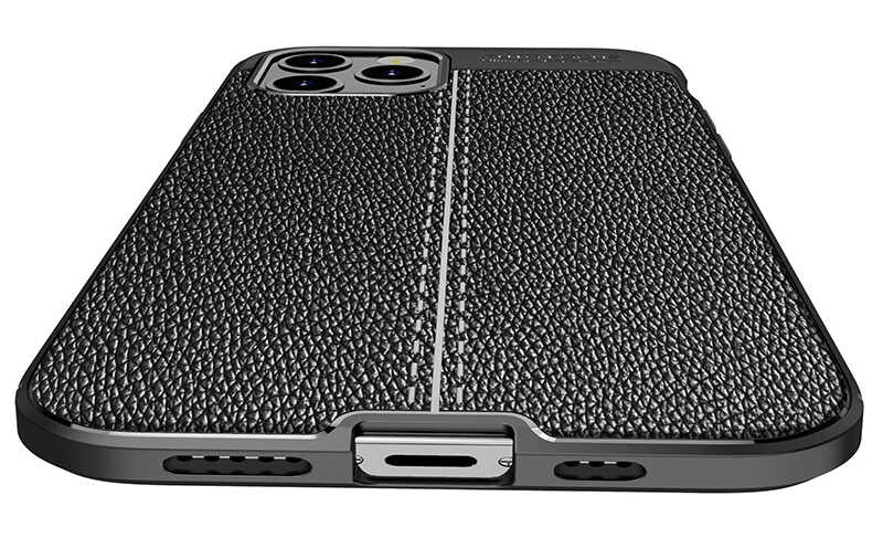 Apple iPhone 12 Pro Max Kılıf Zore Niss Silikon Kapak Siyah