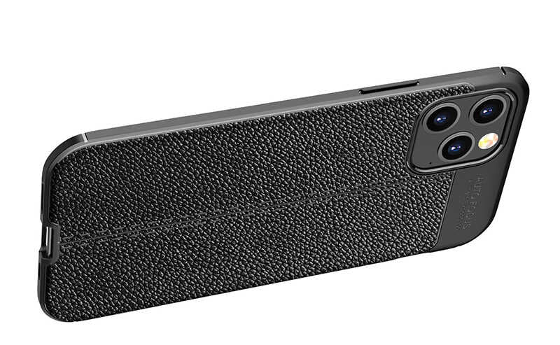 Apple iPhone 12 Pro Max Kılıf Zore Niss Silikon Kapak Siyah