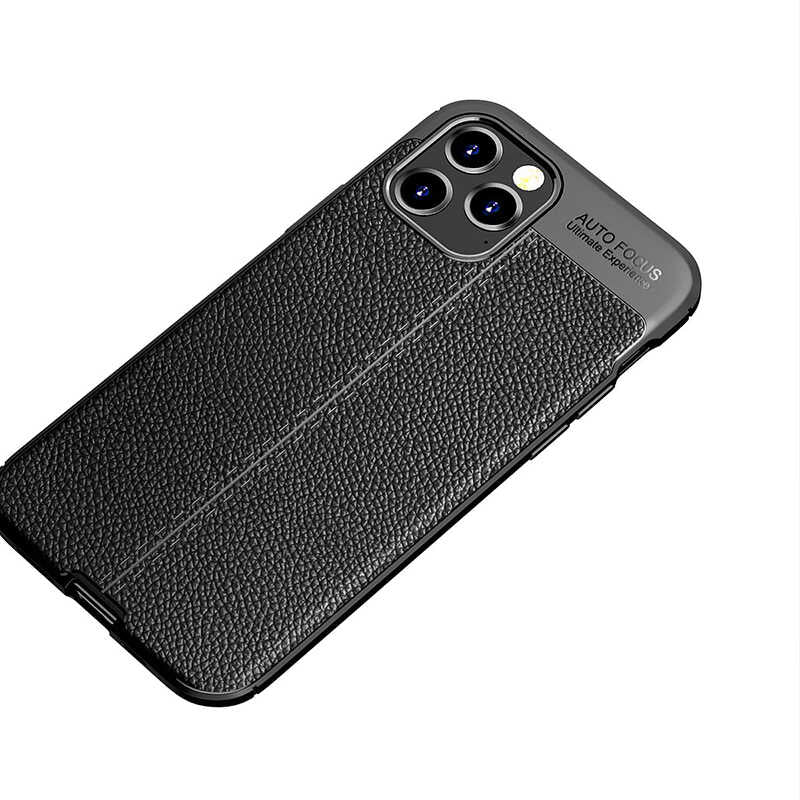 Apple iPhone 12 Pro Max Kılıf Zore Niss Silikon Kapak Siyah