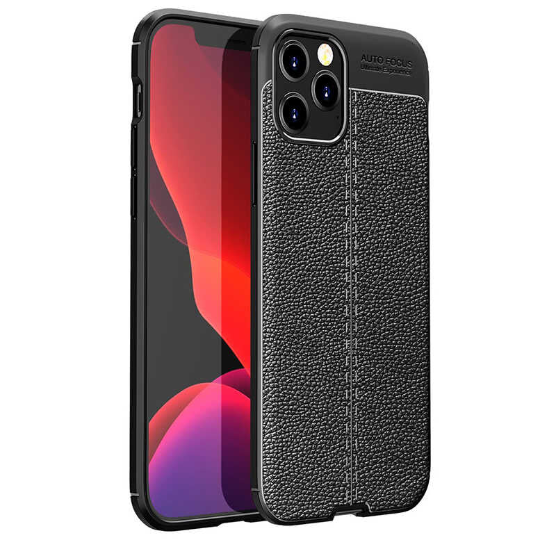 Apple iPhone 12 Pro Max Kılıf Zore Niss Silikon Kapak Siyah