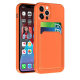 Apple iPhone 12 Pro Max Kılıf Zore Ofix Kapak Koyu Turuncu
