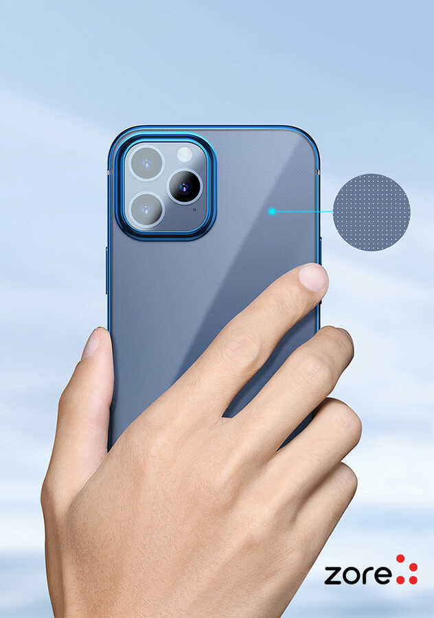 Apple iPhone 12 Pro Max Kılıf Zore Pixel Kapak Gümüş