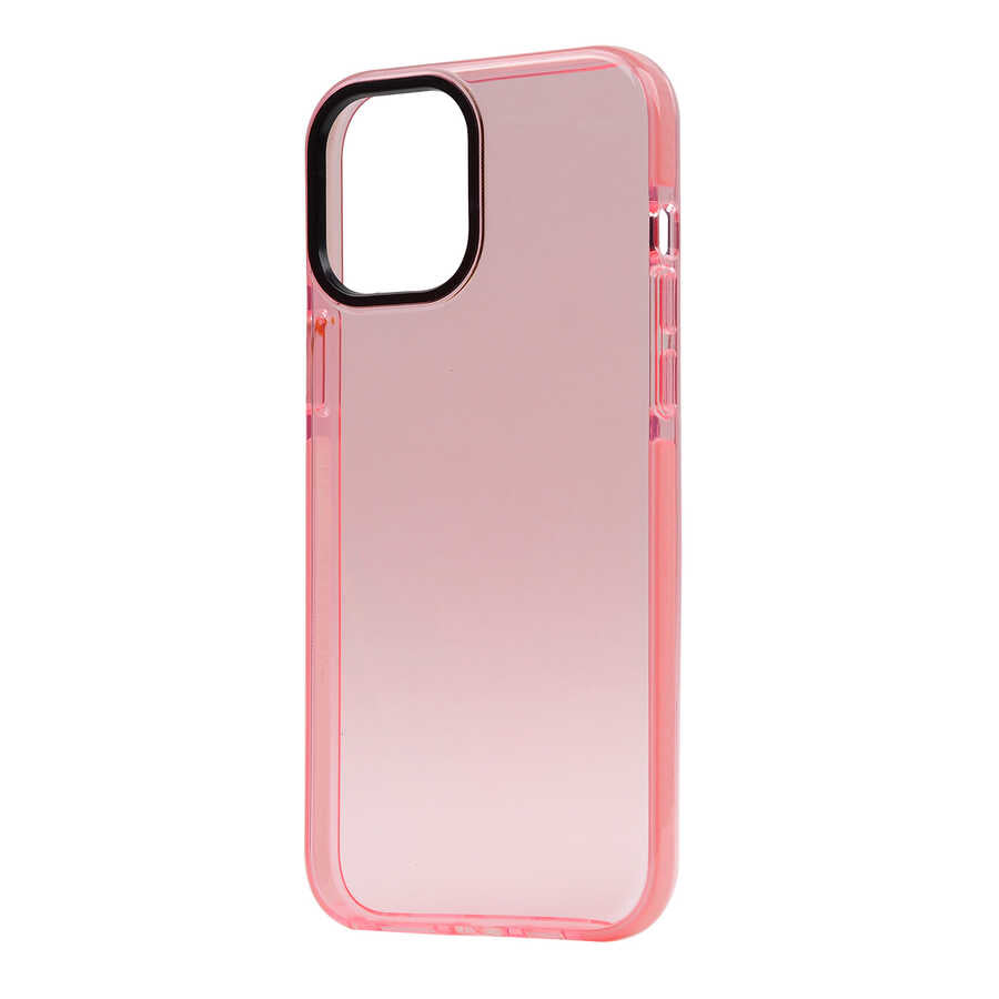 Apple iPhone 12 Pro Max Kılıf Zore Punto Kapak Pembe