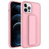 Apple iPhone 12 Pro Max Kılıf Zore Qstand Kapak Kırmızı