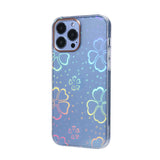 Apple iPhone 12 Pro Max Kılıf Zore Sidney Desenli Sert Kapak Flower No3