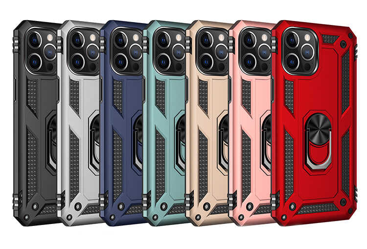 Apple iPhone 12 Pro Max Kılıf Zore Vega Kapak Gold