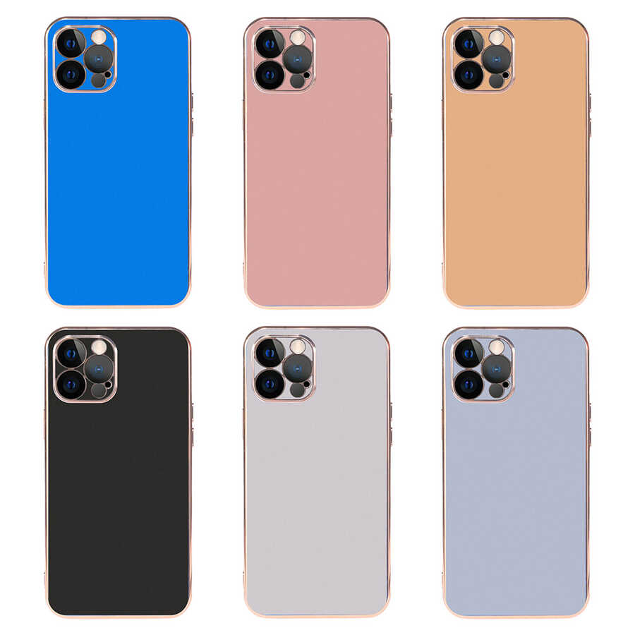 Apple iPhone 12 Pro Max Kılıf Zore Viyana Kapak Gümüş