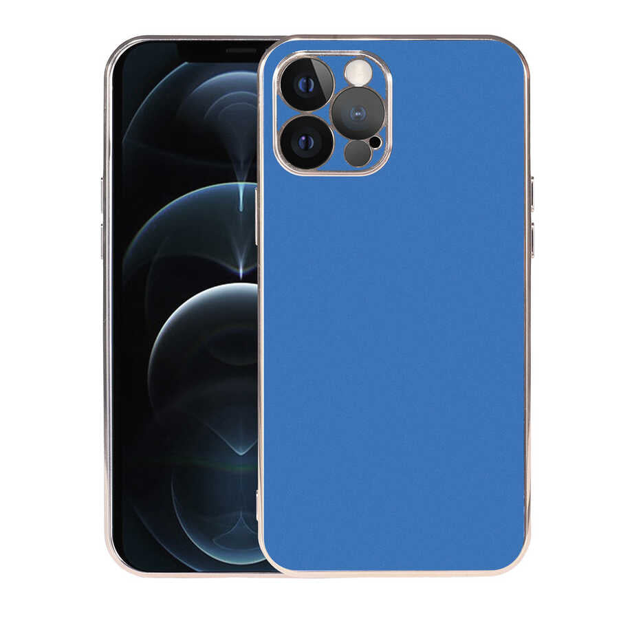 Apple iPhone 12 Pro Max Kılıf Zore Viyana Kapak Gümüş