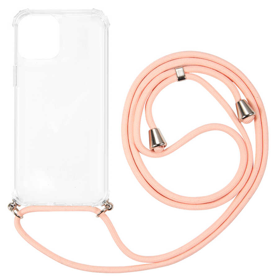 Apple iPhone 12 Pro Max Kılıf Zore X-Rop Kapak Renksiz