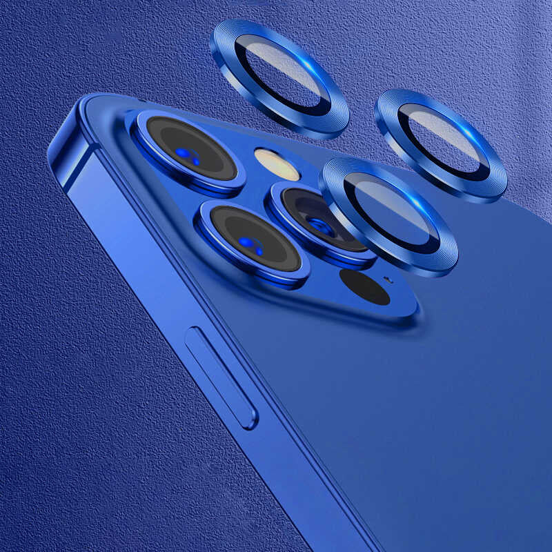Apple iPhone 12 Pro Zore CL-07 Kamera Lens Koruyucu Gümüş