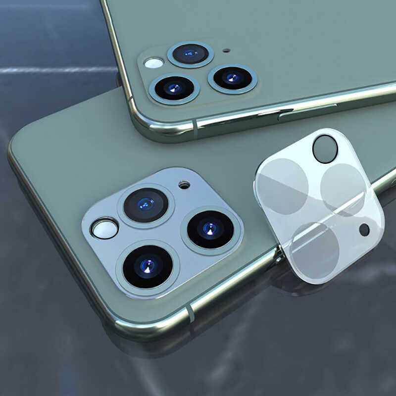 Apple iPhone 12 Pro Zore Kamera Lens Koruyucu Cam Filmi Renksiz