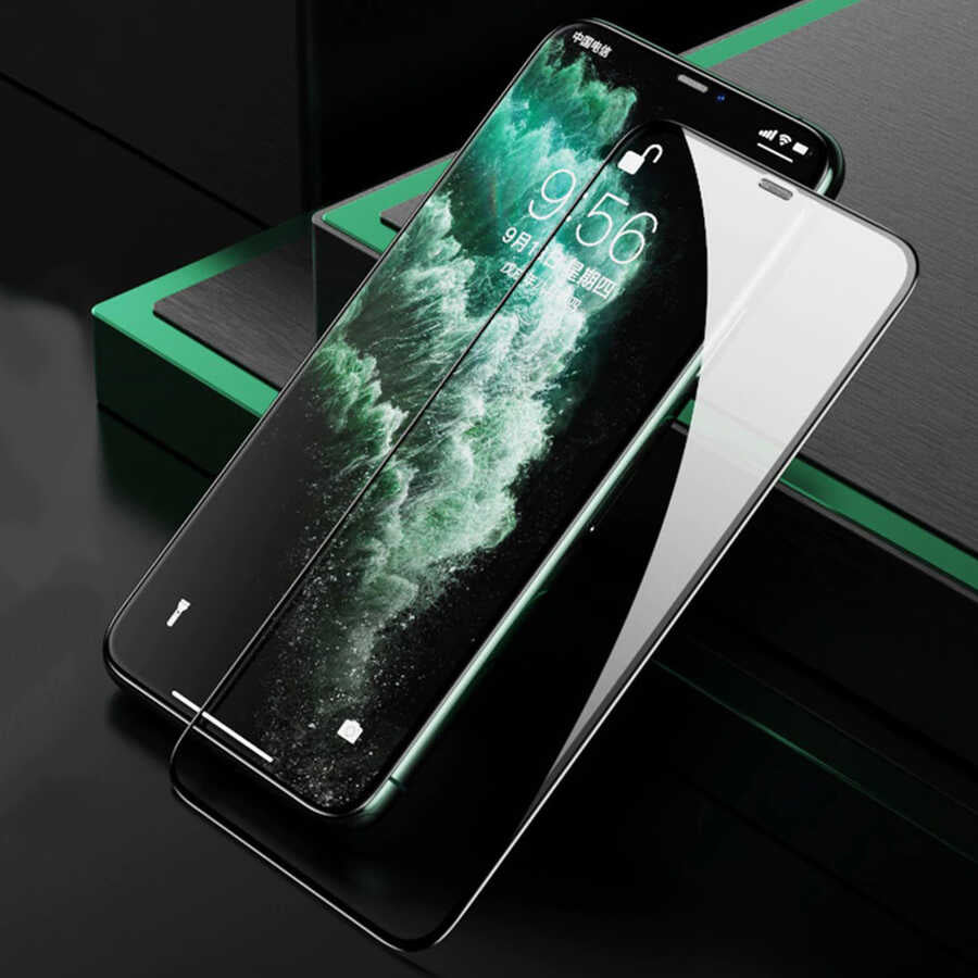 Apple iPhone 12 Pro Zore Rio Glass Cam Ekran Koruyucu Siyah