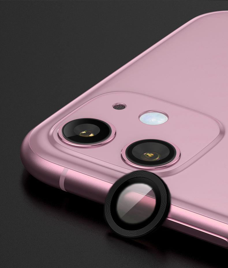 Apple iPhone 12 Zore CL-07 Kamera Lens Koruyucu Siyah