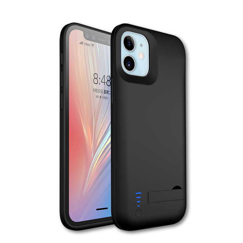 Apple iPhone 12 Zore Şarjlı Kılıf Siyah