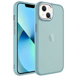 Apple iPhone 13 Kılıf Buzlu Sert PC Zore May Kapak Mavi