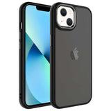 Apple iPhone 13 Kılıf Buzlu Sert PC Zore May Kapak Siyah