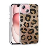 Apple iPhone 13 Kılıf Desenli Zore Mep Kapak Gold Leopar