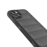 Apple iPhone 13 Kılıf Esnek TPU Oyuklu Arka Yüzey Tasarımlı Zore Etnik Silikon Kapak Koyu Yeşil