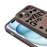 Apple iPhone 13 Kılıf Kamera Korumalı Baskılı Arka Yüzey Zore Klas Kapak Beyaz