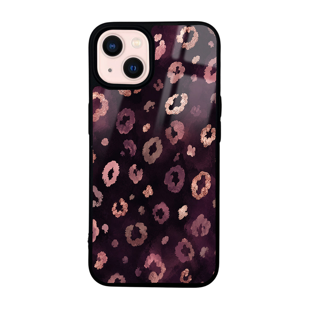 Apple iPhone 13 Kılıf Kamera Korumalı Desenli Zore Lusi Kapak Pembe Leopar