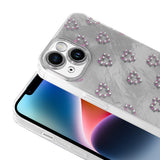 Apple iPhone 13 Kılıf Kamera Korumalı Figürlü Zore Ponti Silikon Kapak Beyaz