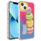Apple iPhone 13 Kılıf Kamera Korumalı Renkli Desenli Sert Silikon Zore Korn Kapak NO12