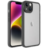 Apple iPhone 13 Kılıf Kamera Korumalı Transparan Zore Post Kapak Kırmızı