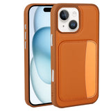 Apple iPhone 13 Kılıf Kartlıklı Zore X-Kart Silikon Kapak Lacivert
