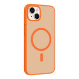 Apple iPhone 13 Kılıf M-safe Şarj Özellikli Babet Kapak Gri