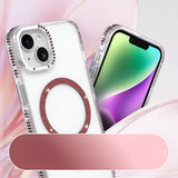 Apple iPhone 13 M-safe Şarj Özellikli Tera Silikon Kılıf Mürdüm