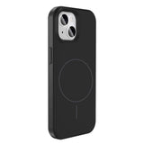Apple iPhone 13 Kılıf M-safe Şarj Özellikli Sıvı Teknolojili Silinebilir Sert Zore Kivi Kapak Kırmızı