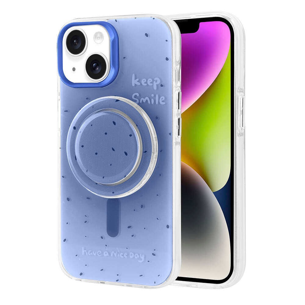 Apple iPhone 13 Kılıf M-safe Şarj Özellikli Tak-Çıkar Pop Soketli Zore Tiktok Kapak Siyah