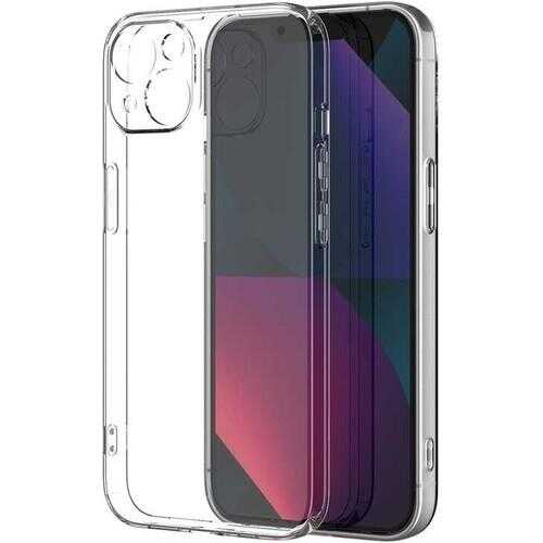 Apple iPhone 13 Kılıf Şeffaf Sert PC Zore Vayt Kapak Renksiz
