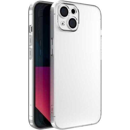 Apple iPhone 13 Kılıf Şeffaf Sert PC Zore Vayt Kapak Renksiz
