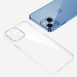 Apple iPhone 13 Kılıf Şeffaf Sert PC Zore Vayt Kapak Renksiz
