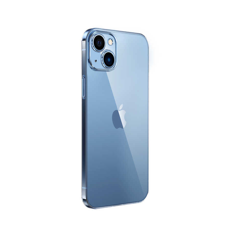 Apple iPhone 13 Kılıf Şeffaf Sert PC Zore Vayt Kapak Renksiz