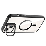 Apple iPhone 13 Kılıf Standlı ve Kamera Lens Hediyeli M-Safe Şarj Özellikli Zore Etro Kapak Pembe