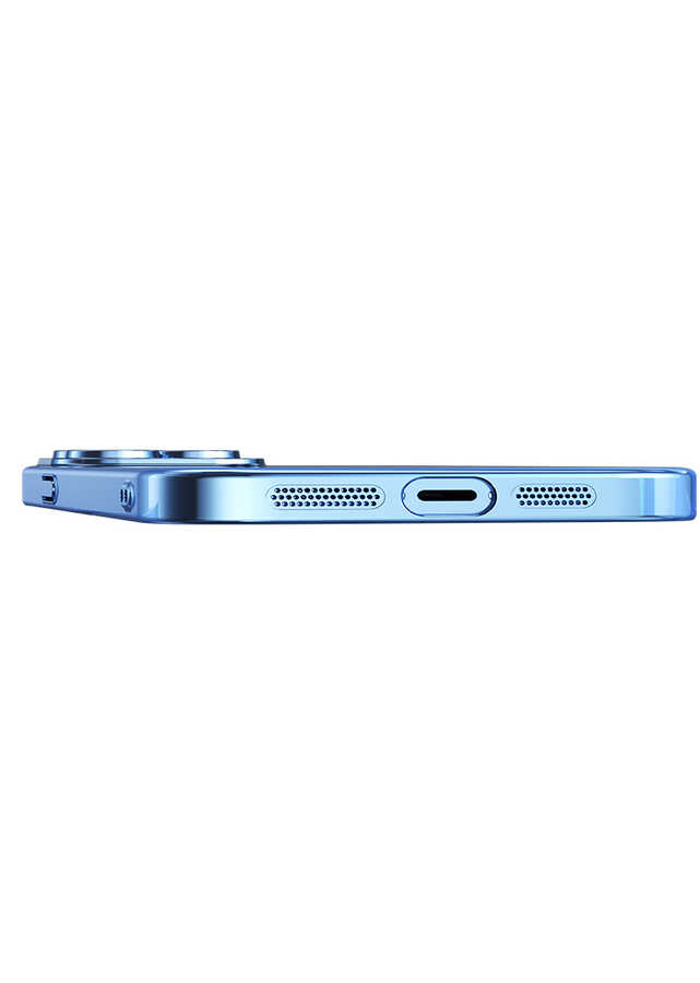 Apple iPhone 13 Kılıf Wireless Şarj Özellikli Sert PC Zore Riksos M-safe Kapak Gümüş