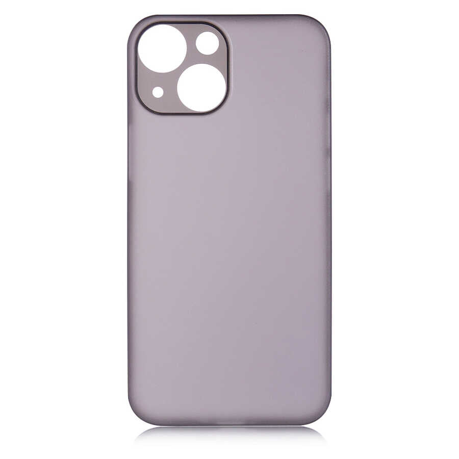 Apple iPhone 13 Kılıf Zore 1.Kalite PP Kapak Füme