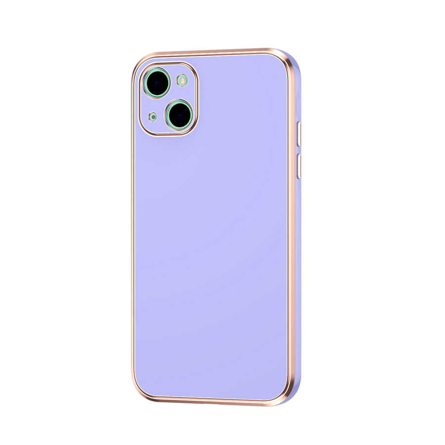 Apple iPhone 13 Kılıf Zore Bark Kapak Mor