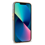 Apple iPhone 13 Kılıf Zore Bark Kartlıklı Kapak Rose Gold