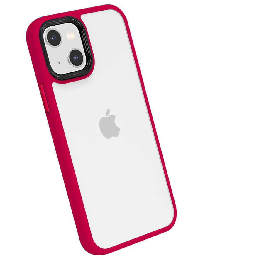 Apple iPhone 13 Kılıf Zore Cann Kapak Kırmızı