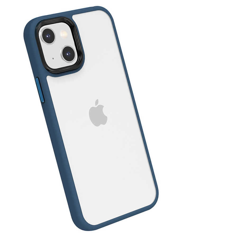 Apple iPhone 13 Kılıf Zore Cann Kapak Mavi