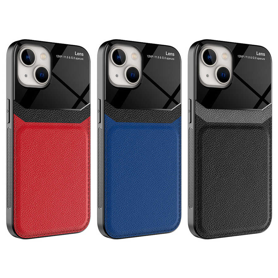 Apple iPhone 13 Kılıf Zore Emiks Kapak Siyah
