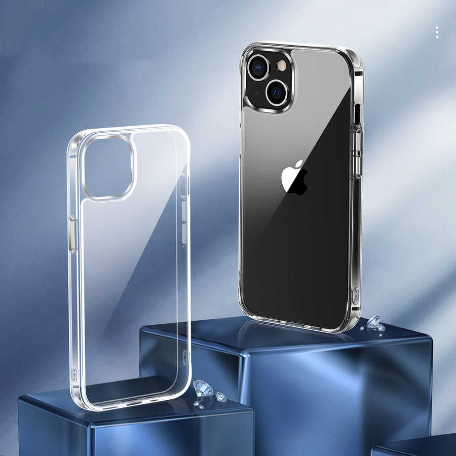Apple iPhone 13 Kılıf Zore Forst Kapak Renksiz