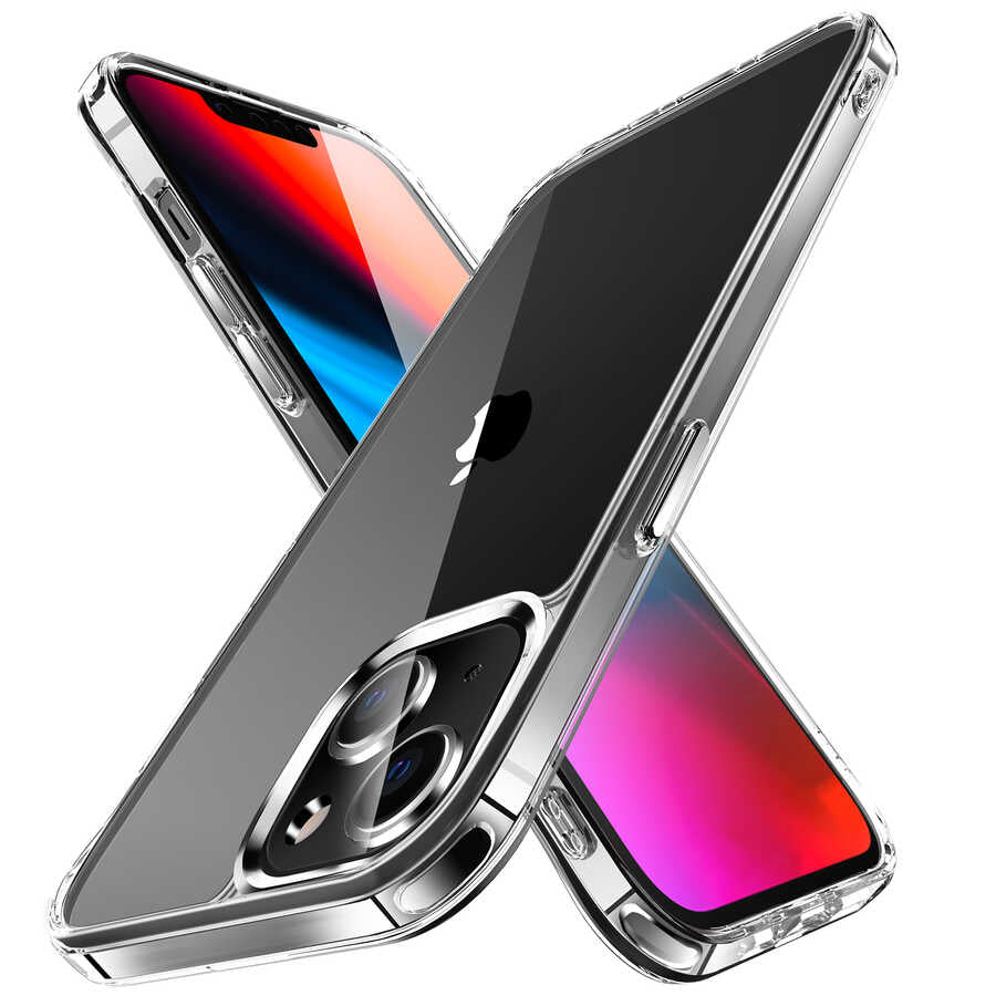 Apple iPhone 13 Kılıf Zore Forst Kapak Renksiz