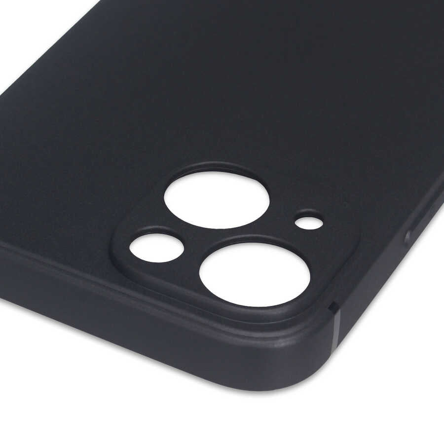 Apple iPhone 13 Kılıf Zore İmax Silikon Siyah