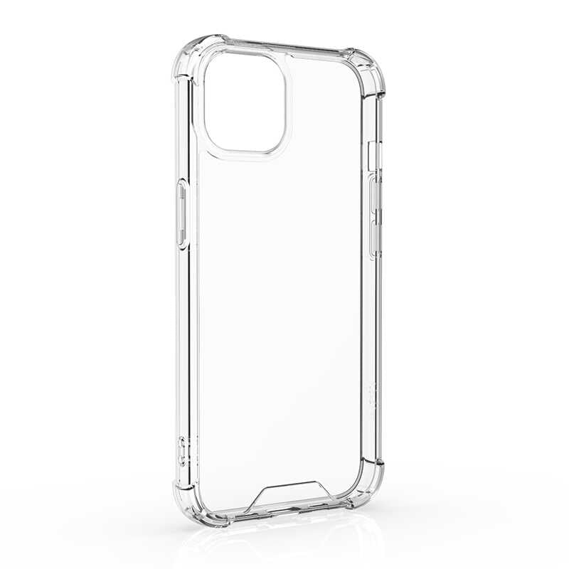 Apple iPhone 13 Kılıf Zore Kamera Korumalı Nitro Anti Shock Silikon Renksiz