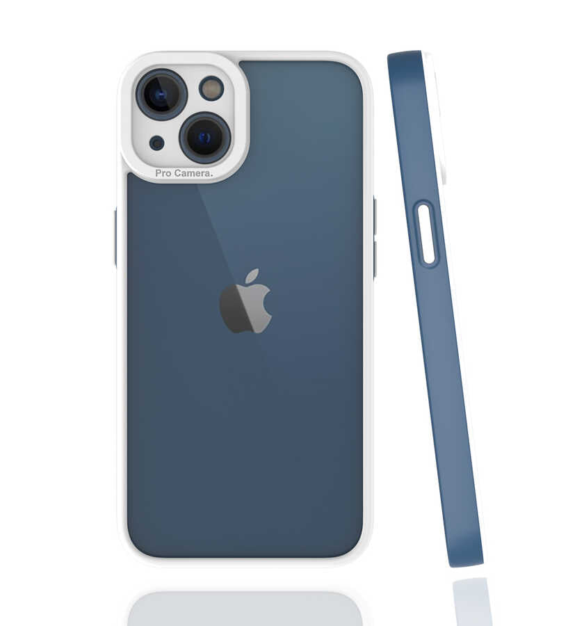 Apple iPhone 13 Kılıf Zore Mima Kapak Lacivert