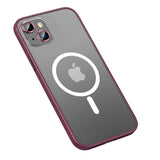 Apple iPhone 13 Kılıf Zore Mokka Wireless Kapak Siyah